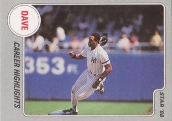 1988 Star Dave Winfield #9 Dave Winfield Front