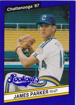1987 Best Chattanooga Lookouts #4 James Parker Front