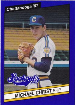 1987 Best Chattanooga Lookouts #11 Mike Christ Front
