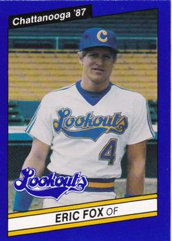 1987 Best Chattanooga Lookouts #16 Eric Fox Front