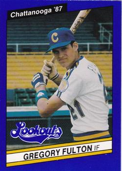 1987 Best Chattanooga Lookouts #18 Greg Fulton Front