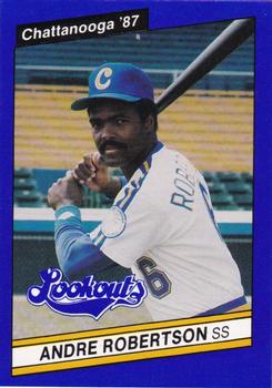1987 Best Chattanooga Lookouts #25 Andre Robertson Front
