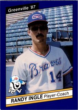 1987 Best Greenville Braves #4 Randy Ingle Front