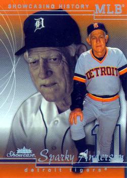 2005 Fleer Showcase #129 Sparky Anderson Front