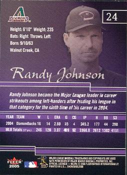 2005 Fleer Showcase #24 Randy Johnson Back