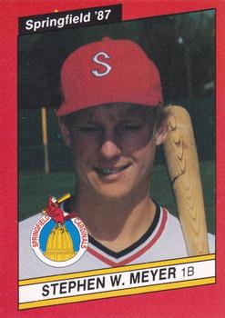 1987 Best Springfield Cardinals #4 Stephen W. Meyer Front