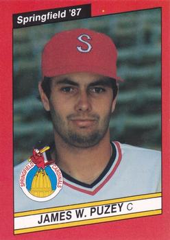 1987 Best Springfield Cardinals #5 James W. Puzey Front