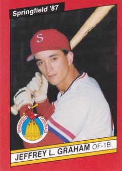 1987 Best Springfield Cardinals #9 Jeffrey L. Graham Front