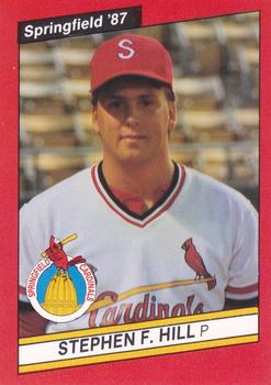 1987 Best Springfield Cardinals #12 Stephen F. Hill Front