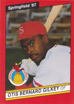 1987 Best Springfield Cardinals #25 Bernard Gilkey Front
