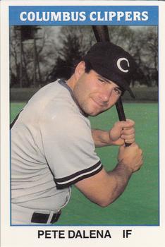 1987 TCMA Columbus Clippers #12 Pete Dalena Front