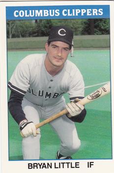 1987 TCMA Columbus Clippers #14 Bryan Little Front