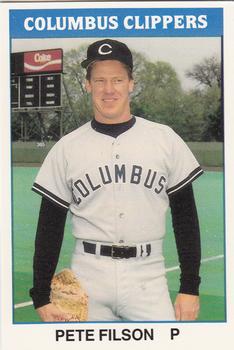 1987 TCMA Columbus Clippers #3 Pete Filson Front