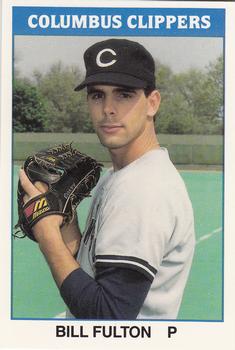 1987 TCMA Columbus Clippers #4 Bill Fulton Front