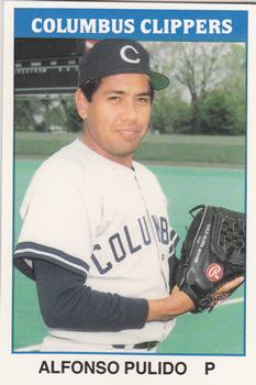 1987 TCMA Columbus Clippers #7 Alfonso Pulido Front