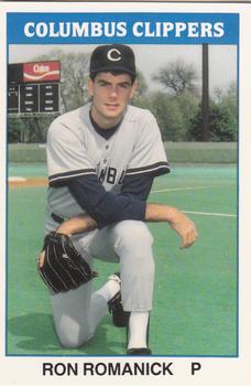 1987 TCMA Columbus Clippers #8 Ron Romanick Front