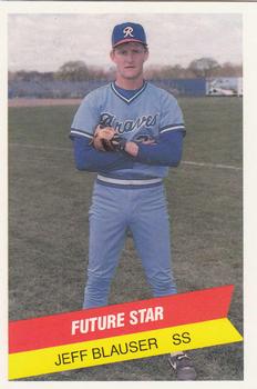 1987 TCMA International League All-Stars #33 Jeff Blauser Front