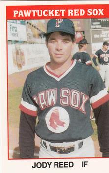1987 TCMA Pawtucket Red Sox #17 Jody Reed Front