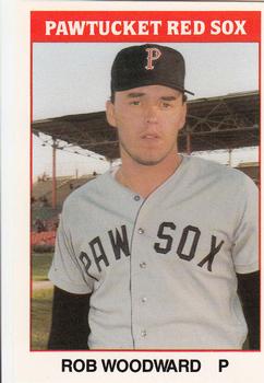 1987 TCMA Pawtucket Red Sox #23 Rob Woodward Front