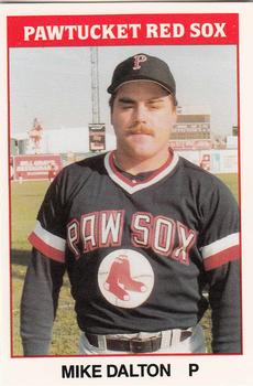 1987 TCMA Pawtucket Red Sox #4 Mike Dalton Front