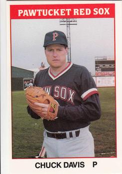 1987 TCMA Pawtucket Red Sox #5 Chuck Davis Front