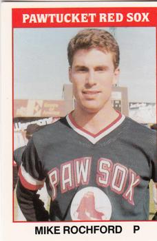 1987 TCMA Pawtucket Red Sox #9 Mike Rochford Front