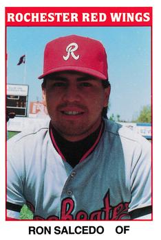 1987 TCMA Rochester Red Wings #19 Ron Salcedo Front
