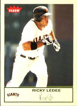 2005 Fleer Tradition #256 Ricky Ledee Front