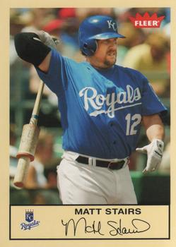 2005 Fleer Tradition #16 Matt Stairs Front