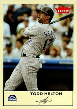 2005 Fleer Tradition #29 Todd Helton Front