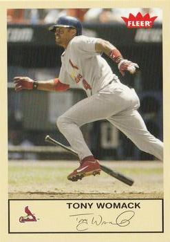 2005 Fleer Tradition #93 Tony Womack Front