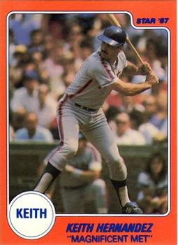 1987 Star Keith Hernandez #1 Keith Hernandez Front