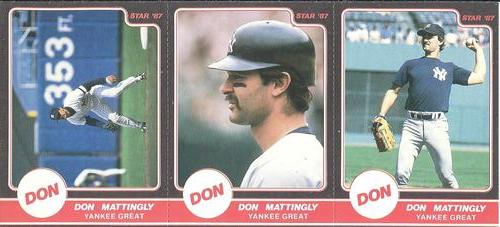 1987 Star Don Mattingly #NNO Don Mattingly Front