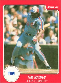 1987 Star Tim Raines Baseball - Trading Card Database