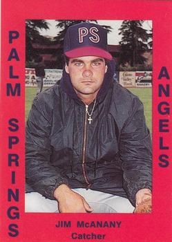 1988 Cal League #104 Jim McAnany Front