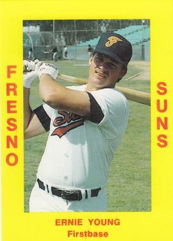 1988 Cal League #5 Ernie Young Front