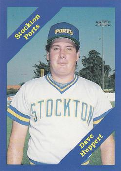 1989 Cal League #176 Dave Huppert Front