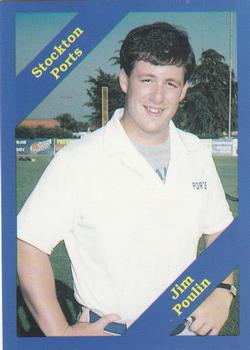 1989 Cal League #178 Jim Poulin Front