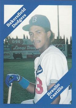 1989 Cal League #202 Braulio Castillo Front