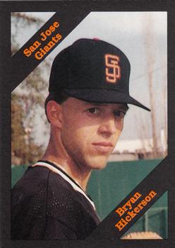 1989 Cal League #212 Bryan Hickerson Front
