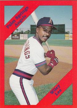 1989 Cal League #39 Wiley Lee Front