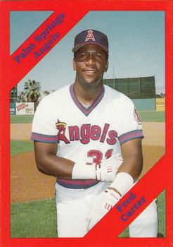 1989 Cal League #45 Fred Carter Front