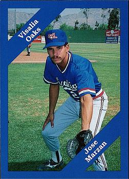 1989 Cal League #111 Jose Marzan Front