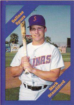1989 Cal League #139 Mark Standiford Front