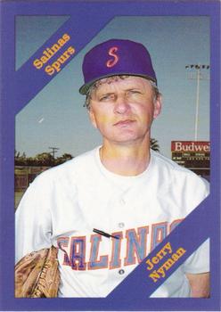 1989 Cal League #147 Jerry Nyman Front
