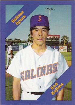1989 Cal League #148 Ken Kajima Front