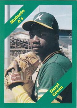 1989 Cal League #271 Daryl Green Front