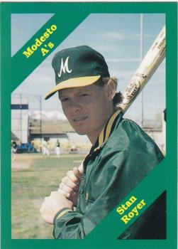 1989 Cal League #276 Stan Royer Front