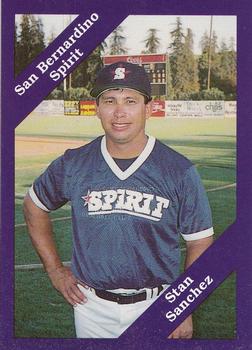 1989 Cal League #91 Stan Sanchez Front