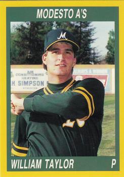 1990 Cal League #154 William Taylor Front